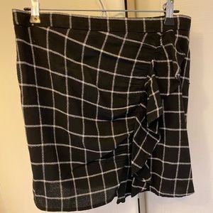 Madewell Checkered Skirt